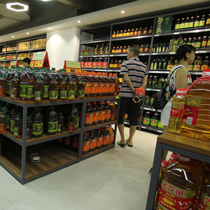 Q235 tinh thần sữa trắng phẳng bảng điều chỉnh siêu thị hiển thị Giá cửa hàng bán lẻ Kệ nhiệm vụ nặng nề siêu thị kệ - Product Image 4