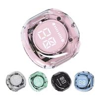 Écouteurs Intra-Auriculaires Sans Fil TWS Air39 2025, Boîtier en Cristal Transparent avec Affichage LED, Casque Gaming Audio JL, Meilleure Vente