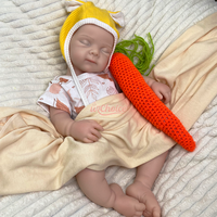 Poupée Reborn en Silicone Souple de 50 cm avec Yeux Scintillants, Bouche Ouverte, Veines Réalistes, Visage Adorable, Fille Bettie pour les Amateurs de Poupées Bébé