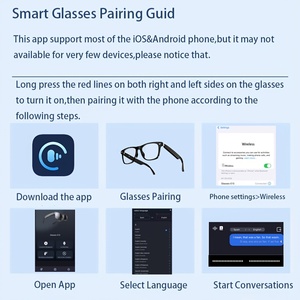 Senbono E13 ai dịch kính râm thông minh không dây rảnh tay gọi nhạc thông minh thể thao BT Kính râm outdoorai kính thông minh - Product Image 5