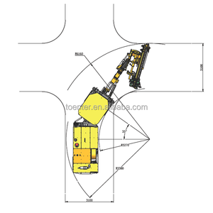 KM211 קומפקט הידראולי לחיזוק סלעים, ג'מבו 32-51 מ\"מ, רוחב 1.6 מטר, מודול רשת מסתובב עם 10 מוטות, מפעיל חופה, כרייה תת קרקעית - Product Image 2