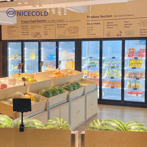 Đẹp đi bộ trong tủ lạnh phòng lạnh cửa kính hiển thị hoa mát với rã đông cho Cửa hàng Hoa - Product Image 2