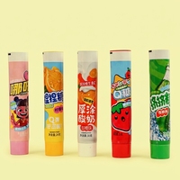 Tubes souples en aluminium et plastique de qualité alimentaire anti-fuite avec bouchon à vis 12,7-35 mm, 12 ml/9 ml, emballage personnalisé avec impression UV pour confiture