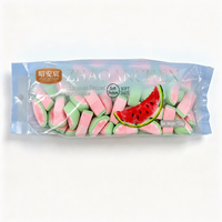 Offre Spéciale – Guimauves en forme de tranches de pastèque, 138g, saveur pastèque, rose et vert, moelleuses et gonflées, vente en gros pour les fêtes estivales