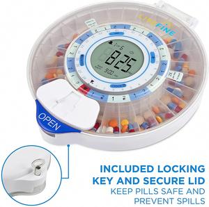 Smart Pill Dispenser: 28-Day Auto Delivery with Alarm System Custom Logo - Product Image 3