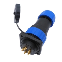 Connecteur étanche IP68 SD28 2-26 broches, prise d'alimentation aviation, montage sur panneau, à visser, sans soudure, pour éclairage LED extérieur