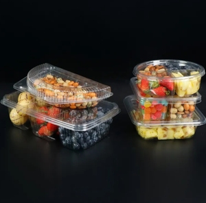 Trái Cây Cắt Bao Bì 4 6 Ngăn Rõ Ràng Để Đi Hộp Nhựa Dùng Một Lần Container Cho Cắt Trái Cây Salad - Product Image 6