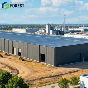 โรงงานผลิตโครงสร้างเหล็กสำหรับโรงงานอุตสาหกรรม ได้รับการรับรองมาตรฐาน CE/ISO9001 จำหน่ายส่งส่วนประกอบอาคาร โกดัง อพาร์ทเมนท์ - Product Image 1