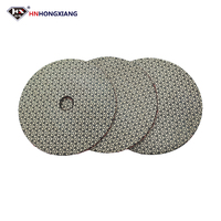 Pad Poles Berlapis Elektroplating untuk Batu, Keramik, Ubin, Beton, Kaca, Penggunaan Basah, Grit 60-400, Diameter 80-180mm