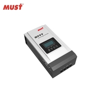 Contrôleur de charge solaire MUST PC1800 Series MPPT 60A 80A 100A 12V 24V 48V Régulateur de tension de batterie solaire
