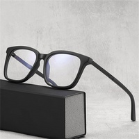 93396 Gafas Ópticas de Diseño Original de Fábrica, Montura Cuadrada de Metal TR90 para Hombre, Lentes Transparentes con Protección Contra Luz Azul, Montura Personalizada para Miopía