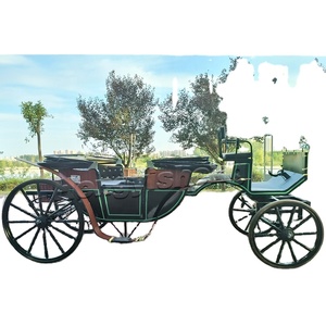 2024 sang trọng Hoàng Gia Ngựa toa xe thiết kế mới điện ngựa toa xe 4 bánh xe đặc biệt giao thông vận tải nhà máy giá để bán - Product Image 4