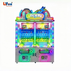 LIFUN Rainbow Adventure, machine d'arcade à 2 joueurs, machine à monnayeur, machine de jeu à récompenses, machine de remise de cadeaux pour centre commercial - Product Image 1