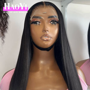 Perruque en dentelle frontale HD 13x4, densité 250%, 15A, lisse comme un os, avec cheveux de bébé, pré-épilée, perruque en cheveux humains transparente HD pour femmes noires - Product Image 1