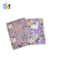 Carnet à spirale métallique personnalisé avec index, bloc-notes, logo personnalisé, impression offset couleur, service OEM en gros