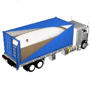 20ft container flexitank bag for oil storage transport of shipping container