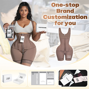 <span class=keywords><strong>Fajas</strong></span> <span class=keywords><strong>Colombianas</strong></span> à haute compression et contrôle abdominal, Post-opératoire, Phase 1, Vente en gros pour femmes - Product Image 3