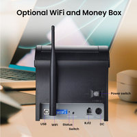 Printer Thermal Auto Cutter ComPOSxb EPOS80260 untuk Dapur, Pencetak Struk 80mm dengan Antarmuka USB untuk Sistem POS, Tersedia