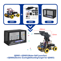 ACEBOTT Kit Robot Voiture Intelligent STEM 4WD Esp32 Wi-Fi pour l'Éducation des Enfants, Compatible Arduino