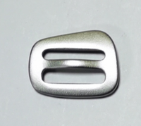 Le curseur Tri-Glide en aluminium exquis ajustent la boucle d'animal familier de boucle pour la laisse et le collier de chien