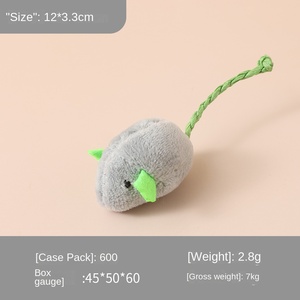 Chăm sóc nha khoa sang trọng Chuột mèo đồ chơi-Vật liệu mềm nhai bằng chứng cho răng Làm sạch & chơi - Product Image 4