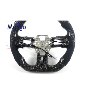 Volante Deportivo Personalizado de Fibra de Carbono y Cuero para <span class=keywords><strong>Mustang</strong></span> 2015-2021 GT <span class=keywords><strong>Shelby</strong></span> - Product Image 3