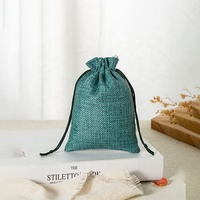 Sac à Cordon en Organza et Toile de Jute Transparente avec Fenêtre, 10x14 cm, pour Cadeaux de Mariage et Fête, Emballage de Bijoux, Vente en Gros