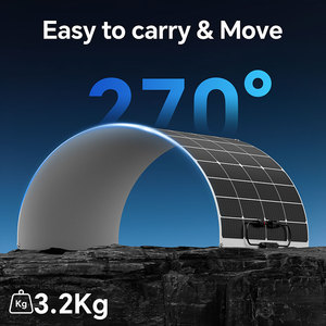 Cao hiệu quả linh hoạt panel năng lượng mặt trời 100W 150W 200W 300W Monocrystalline linh hoạt Tấm pin mặt trời cho RV Trailer cắm trại - Product Image 2