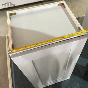 Fábrica de Vietnam y almacén de EE. UU., gabinete RTA para proyecto, gabinete de pared de una sola Puerta, gabinetes de pared de cocina de madera maciza de cierre suave - Product Image 5