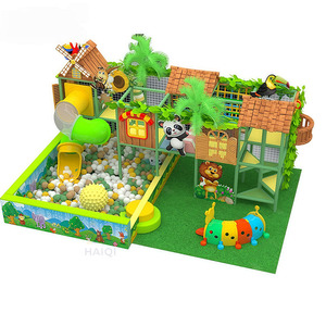 Aire de jeux intérieure sur le thème de la forêt à prix d'usine Aire de jeux intérieure pour petits enfants avec piscine à balles au design personnalisé pour garderie - Product Image 4