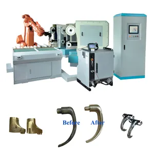 Brass Water Tap Grind Machine Auto Parts Crankshaft Steel Knife Door Handle Polishing Buffing Machine Automatic With Robotic