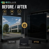 Film céramique nano charbon 20% VLT noir intense pour vitres de voiture, protection IR 85 UV 99, rejet de chaleur, vente en gros, usine OEM