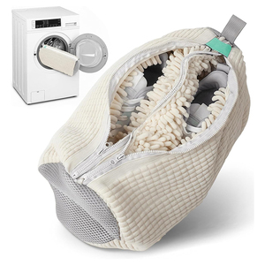 Sacs de lavage pour chaussures, sacs à linge pour lave-linge et sèche-linge, sacs pour le lavage des chaussures à double compartiment - Product Image 1