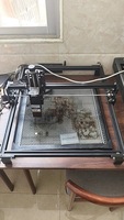 Machine de gravure et de découpe CNC automatique TOHAN Mini avec moteur de broche 3kW, boîte de vitesses PLC, gravure laser, table 400x400mm, NC Studio