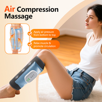 Masseur de jambes sans fil pour la circulation, masseur de mollets à compression d'air, masseur de jambes à pression d'air sans fil