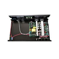 Amplifier Speaker Digital LU2 2x400W Terlaris Berbahan Metal untuk Konferensi, Home Theater, Surround Sound, Siap Pakai dengan Koneksi XLR