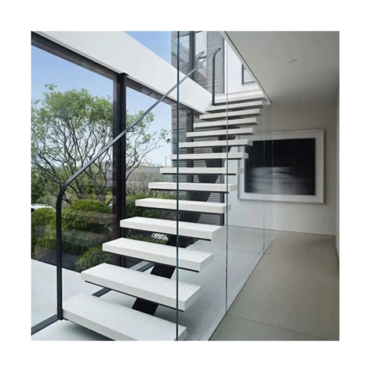 Competitive Price Wholesale Used Metal Staircase for House Interior Straight Stairs