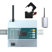 Medidor de Energía Inteligente Modbus TCP/IP TOPRIE de China, Analizador de Calidad de Energía con Riel DIN RJ45, Dispositivo de Monitoreo Eléctrico RS485