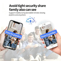 Caméra de sécurité extérieure Tuya double objectif 360 ° PTZ panoramique avec audio bidirectionnel IP66 résistant aux intempéries pour Yard Villa