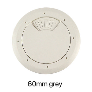 Copertura del foro della scrivania in plastica passacavo per mobili in plastica altro <span class=keywords><strong>Hardware</strong></span> per mobili, altro <span class=keywords><strong>Hardware</strong></span> per mobili coperchio del foro della scrivania nero - Product Image 2