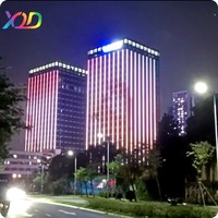 Projecteurs LED personnalisés XQD DMX512 RGB/RGBW étanches IP67 DC24V à 120° d'éclairage pour parcs à thème