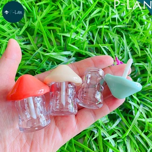 P-LAN saham 6ml krim biru merah muda ungu mewah jamur Logo kustom <span class=keywords><strong>Lip</strong></span> <span class=keywords><strong>Gloss</strong></span> wadah Mini kosong anak-anak lucu <span class=keywords><strong>Lip</strong></span> <span class=keywords><strong>Gloss</strong></span> tabung - Product Image 3