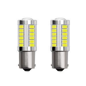 Nouvelles ampoules LED 2 pièces 1157 BAY15D 33 SMD 5630 5730 1156 BA15S BAU15S pour voitures <span class=keywords><strong>Focus</strong></span>, feux de jour DRL et feux stop, rouge ambre - Product Image 6