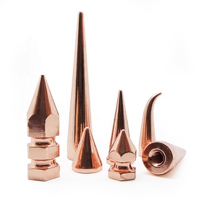 Free Sample Rose Gold <strong>Rivets</strong> for Leather Craft Screw Back Spike <strong>Rivets</strong> - Product Image 1
