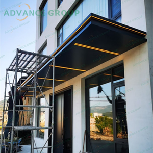 Auvent extérieur en aluminium puissant et résistant aux intempéries pour entrée, abri <span class=keywords><strong>de</strong></span> porte sur mesure - Product Image 2