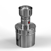 Broyeur d'aliments pour bétail en acier inoxydable, machine à moudre le maïs 30L 40L