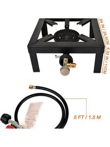 Economy Home Commercial veicolo ricreativo all'aperto Picnic temporaneo in acciaio inossidabile Base facile da pulire semplice stufa a Gas - Product Image 3