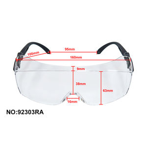 Lunettes de sécurité sans cadre, nylon conforme ANSI Z87.1, fabriquées à Taiwan, pour protection des yeux et exportation - Product Image 4