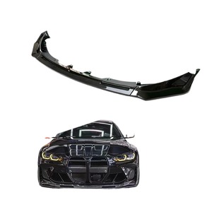 Paraurti Anteriore in Fibra di Carbonio di Alta Qualità Stile V in Tre Pezzi con Splitter Frontale per <span class=keywords><strong>BMW</strong></span> M4 G82 2020+ - Product Image 4