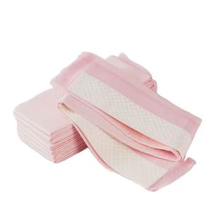 Tapis de propreté jetables super absorbants roses pour chiots et chiens, en SAP et PE, en papier de soie de bois, pour l'entraînement à la propreté des chats et l'absorption des odeurs et des urines - Product Image 6